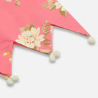 Pink Floral Pom-Pom Girls Co-Ord Set