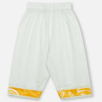 Yellow Printed Embroidered Girls Co-Ord Set