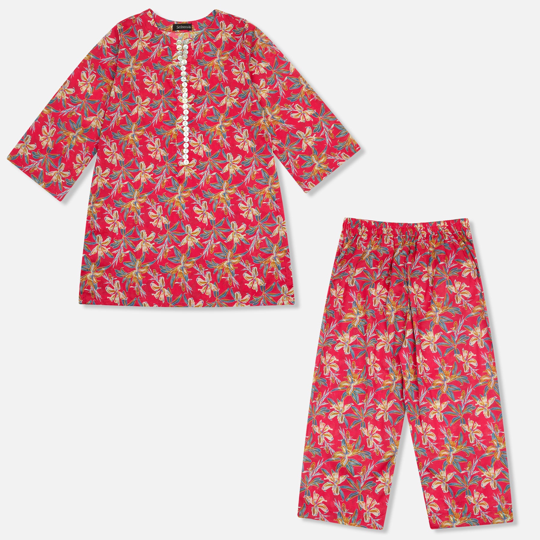 Rosy Royale Co-Ord Set