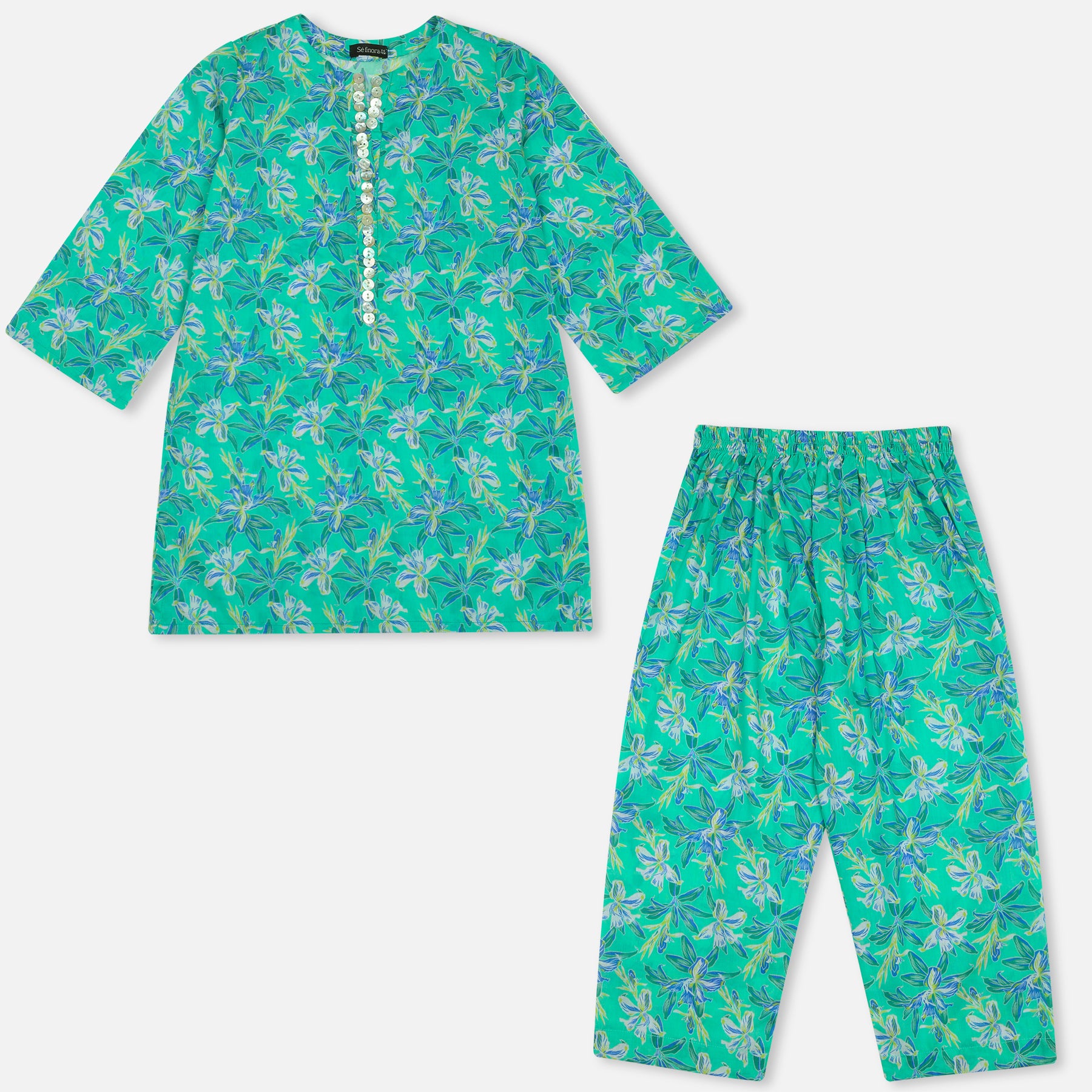 Blue Fern Co-Ord Set