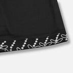 Black Printed Poncho Style Girls Co-Ord Set