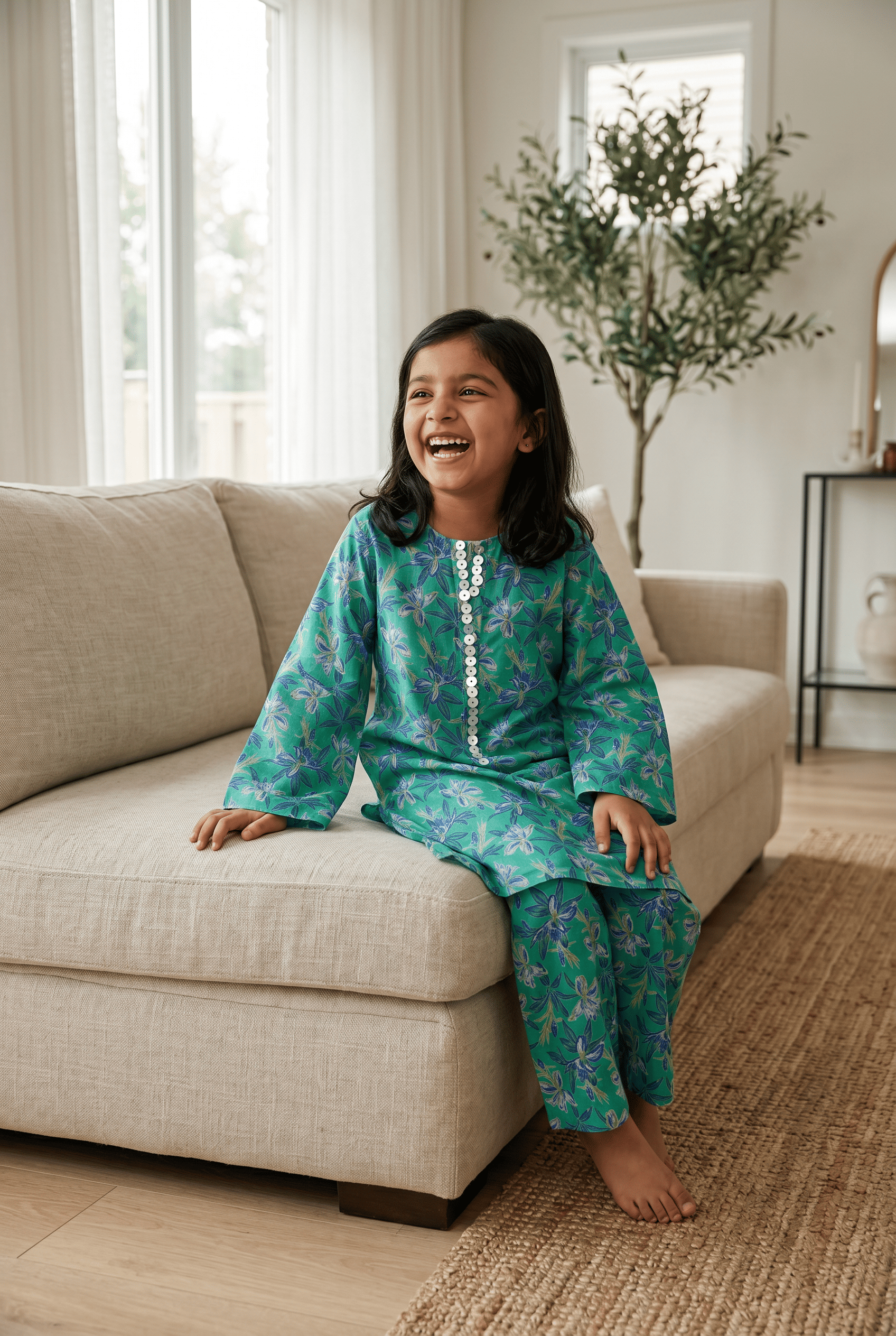 Blue Fern Co-Ord Set